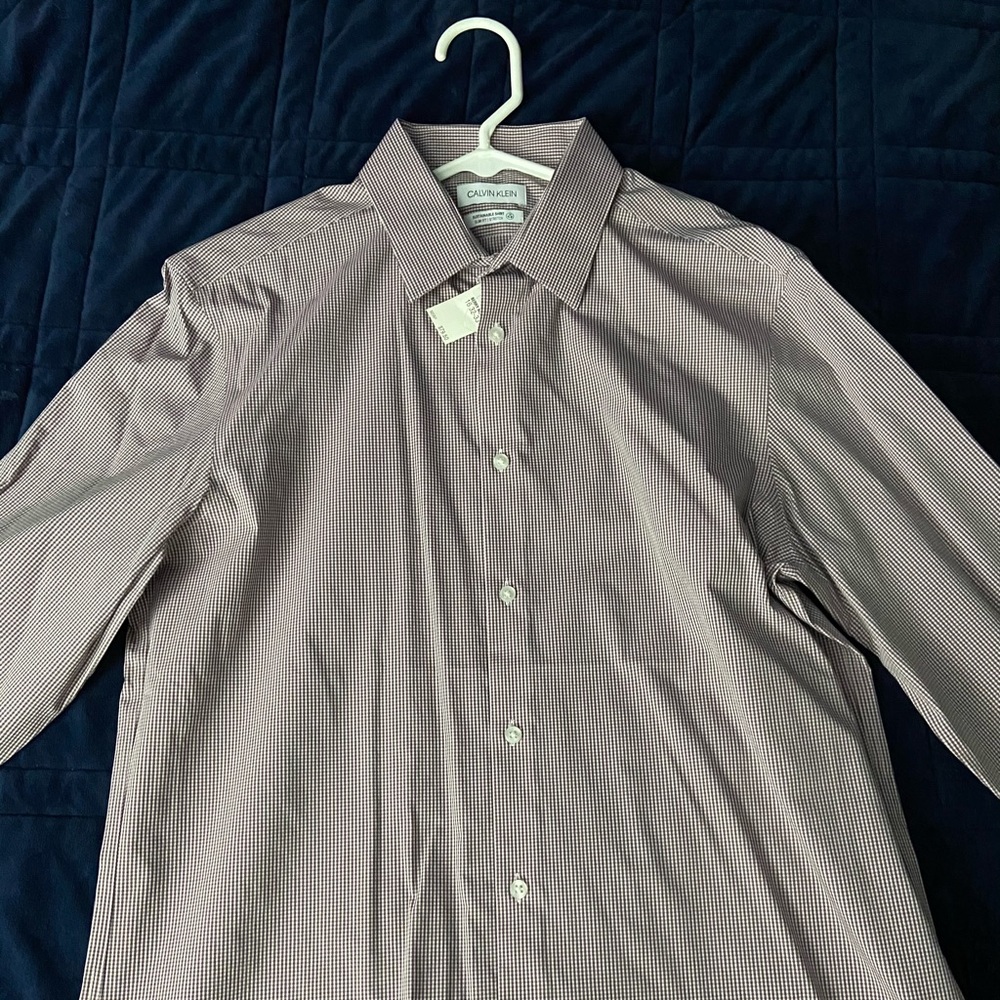Calvin Klein slim fit button down shirt